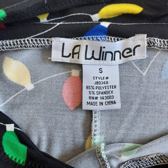 NWT Christmas Lightbulb Leggings - Size S - Picture 3 of 4